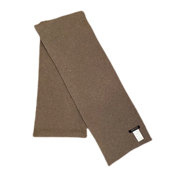 PRE-OWNED - CASH CA Ribbed Cashmere Scarf - Picture 2 of 3